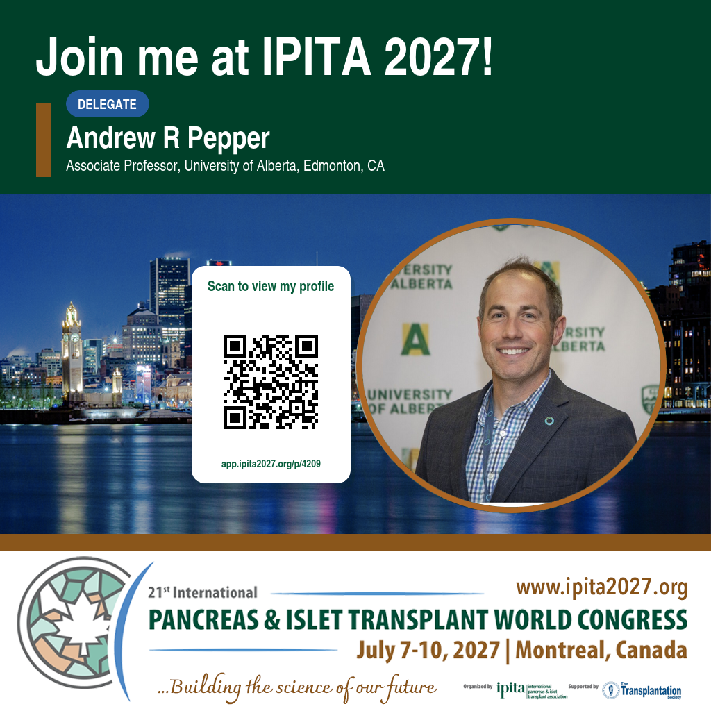 Let's Meet card for Andrew R Pepper