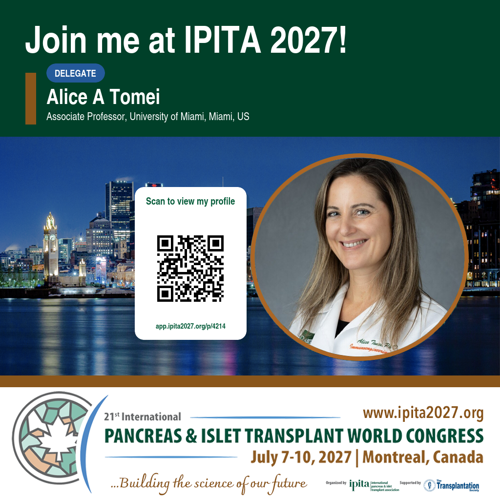 Let's Meet card for Alice A Tomei